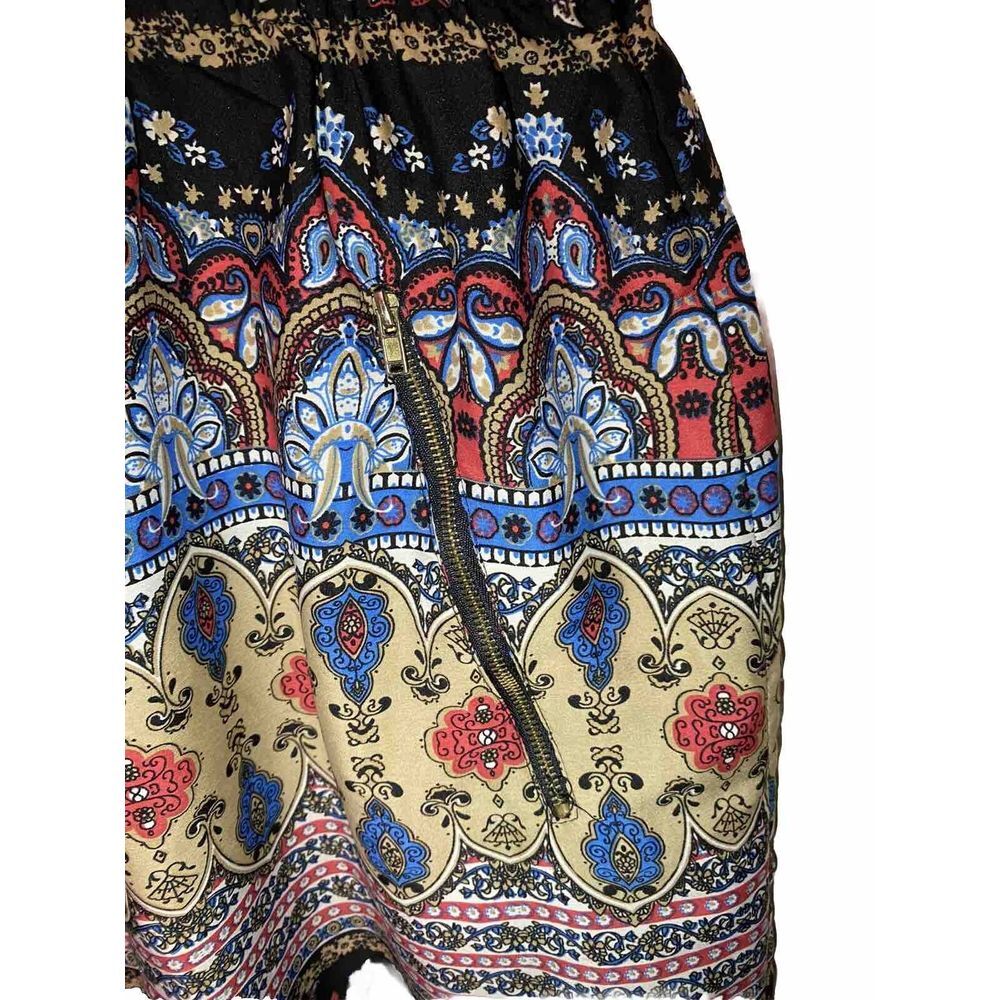 Speed Control New York Womens Multicolor Elastic Waist Fit & Flare Dress Size‎ L - Picture 3 of 5